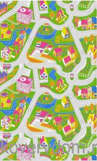 Детский ковер с дорогами  KINDER 52810