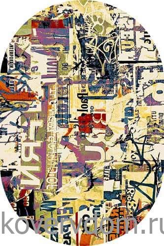 Детский ковер Кристэл 2776 multicolor ОВАЛ 