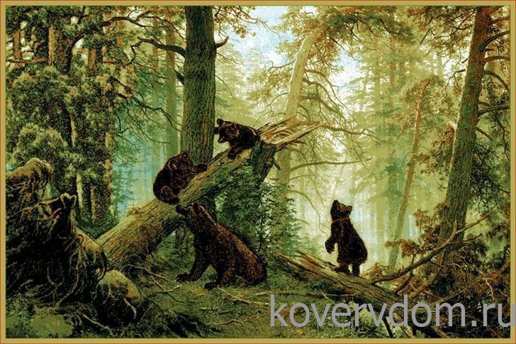 Ковер Ландшафт 0010 01 Утро в лесном бору