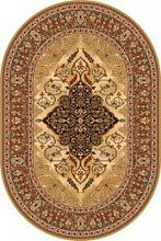 Овальный ковер из шерсти ISFAHAN Leyla amber ОВАЛ