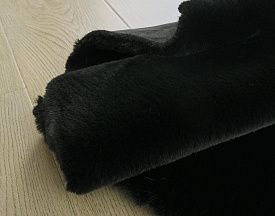 Ковер длинношерстный RABBIT PREMIUM MS1000 BLACK Круг