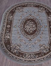 Ковер SIERRA 5444 BLUE-BROWN 2 Овал