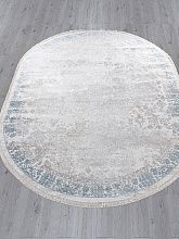 Овальный ковер голубой EFSAN L252A CREAM SHRINK / BLUE FDY Овал