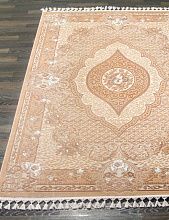 Ковер из Турции розовый HUNKAR 07931 PINK / PINK