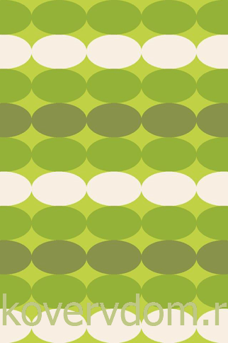 Ковер  Super Vision 8821 green  ОВАЛ 