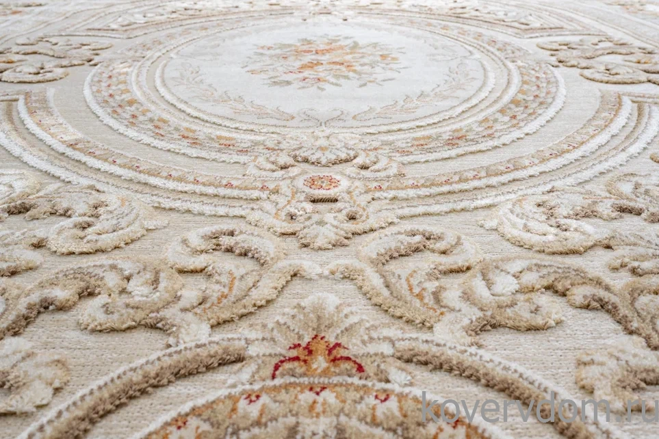 Рельефный ковер из вискозы GENOVA 38028 6262 60 ОВАЛ