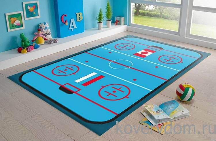 Детский развивающий ковер PTT Sorona JOYFUL KIDS Хоккей 