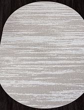 Ковер на кухню безворсовый-циновка KAIR S143 BEIGE Овал