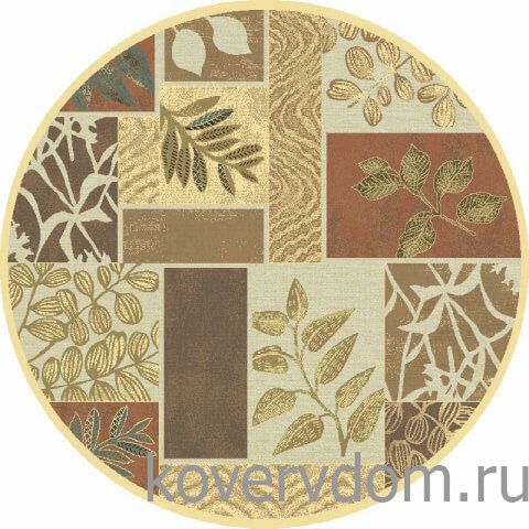 Рельефный ковер из вискозы GENOVA 38428 6262 60 КРУГ