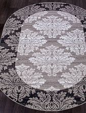 Ковер SILVER D213 GRAY Овал