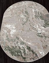 Ковер из Турции зеленый PARADIZE 00085A L.GREEN / BEIGE Овал