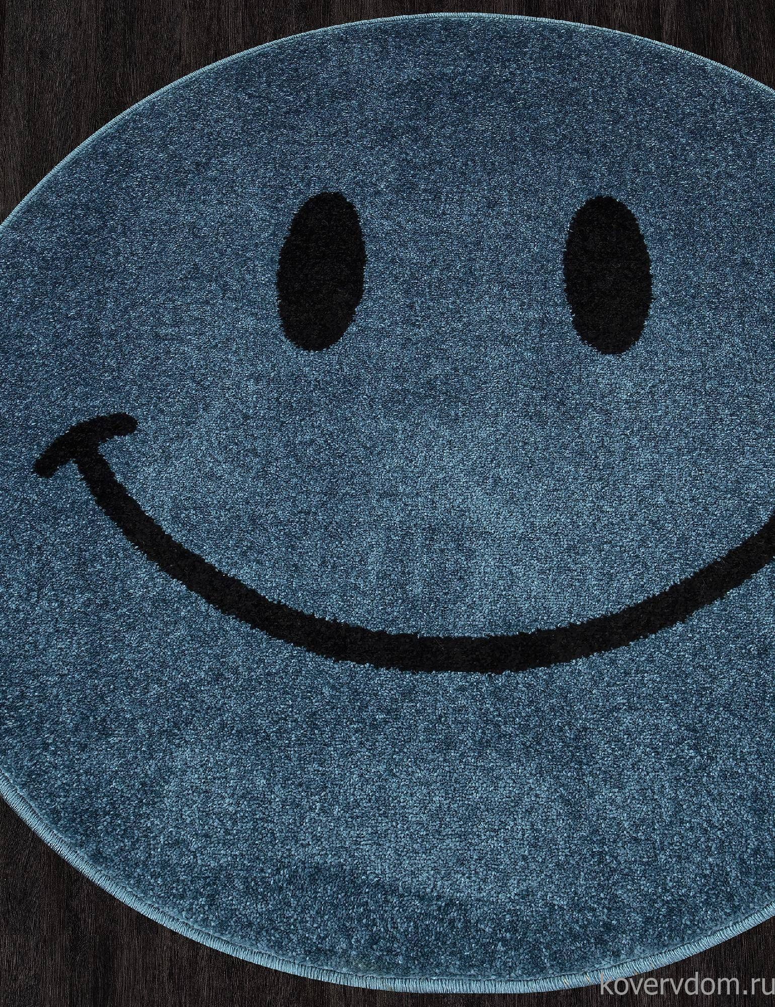 Ковер SMILE 2 NC19 BLUE Круг