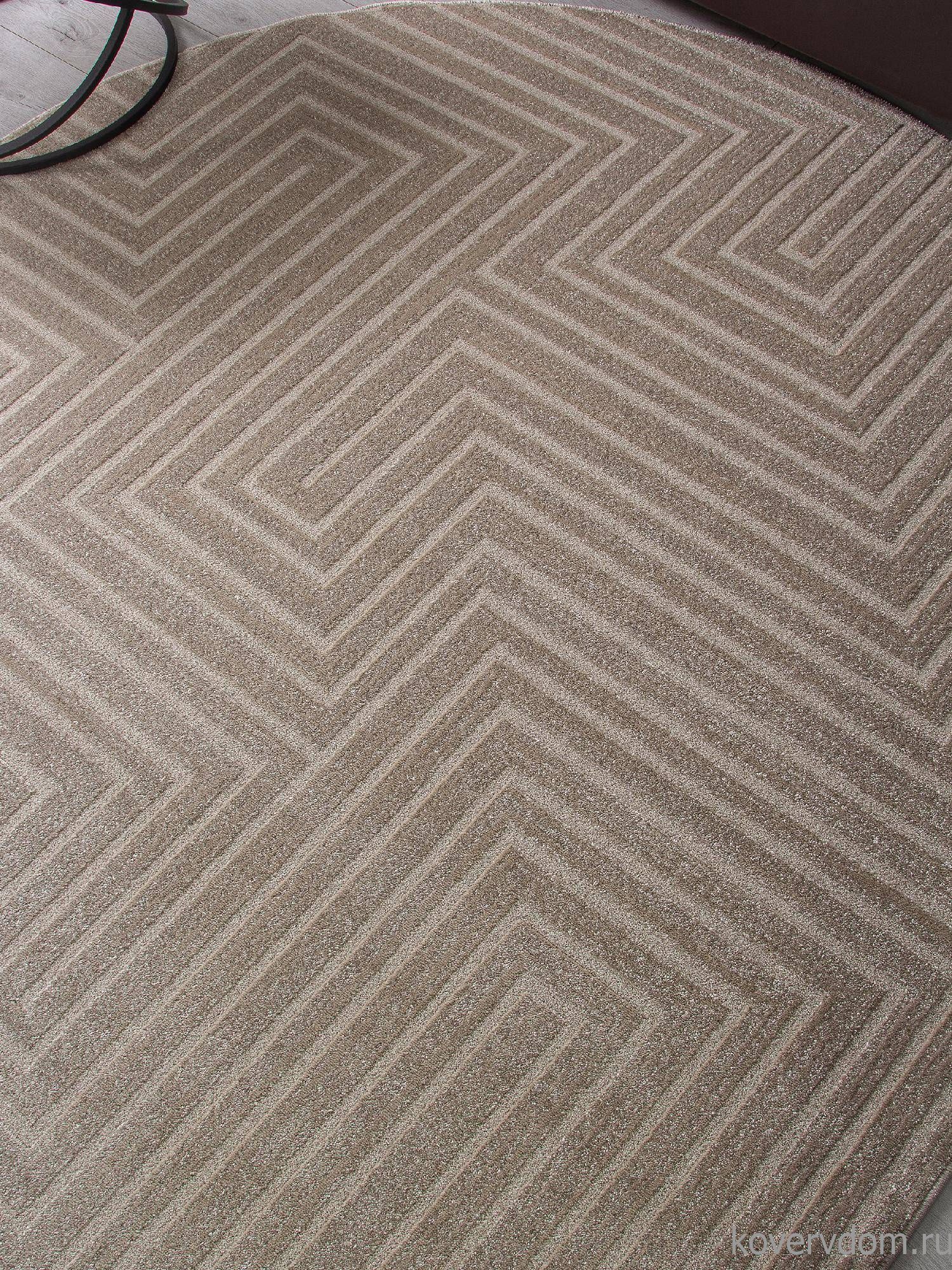 Ковер DIOS F412 LIGHT BEIGE Овал