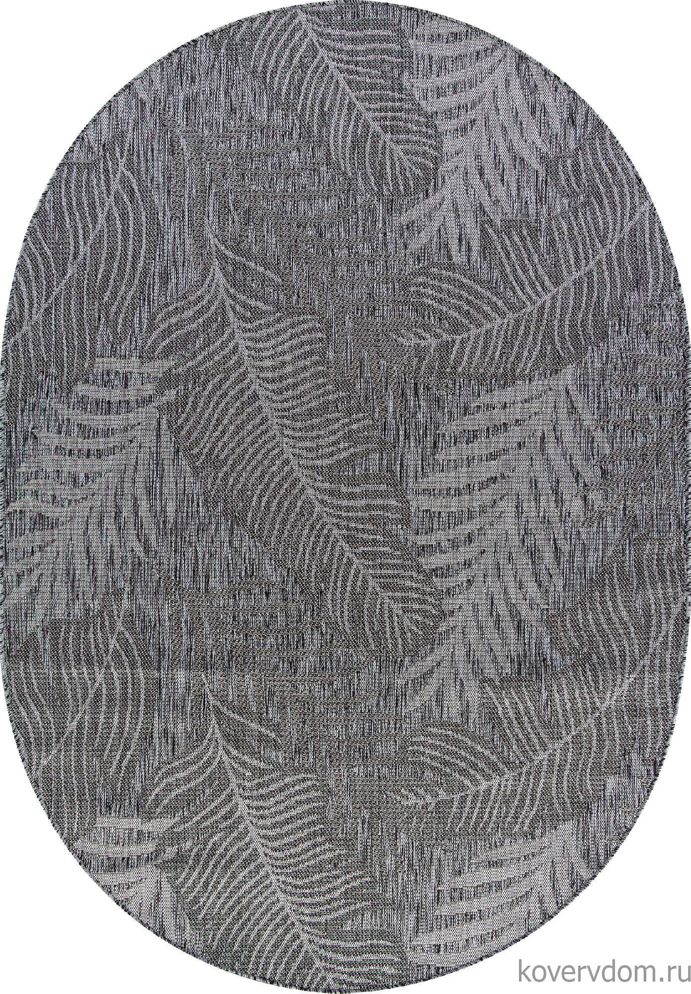 Ковер KAIR S132 DARK GRAY Овал Ковер KAIR S132 DARK GRAY Овал