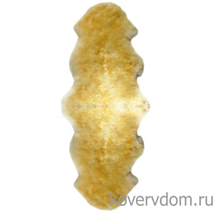 Овчина Новозеландская 2-х шкурная палевая 