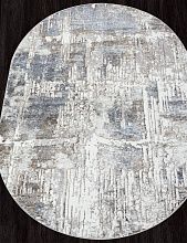 Ковер из Турции голубой PARADIZE 06735B L.BLUE / GREY Овал