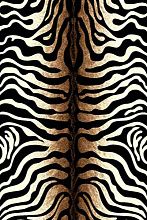 Ковер под шкуры животных SUNRISE 2 D053 BLACK-CREAM