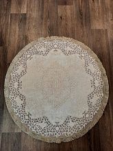 Ковер Decovilla 21003.101 DANTEL Светло-коричневый Круг