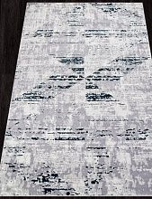 Ковер бирюзовый PALERMO F419 GRAY