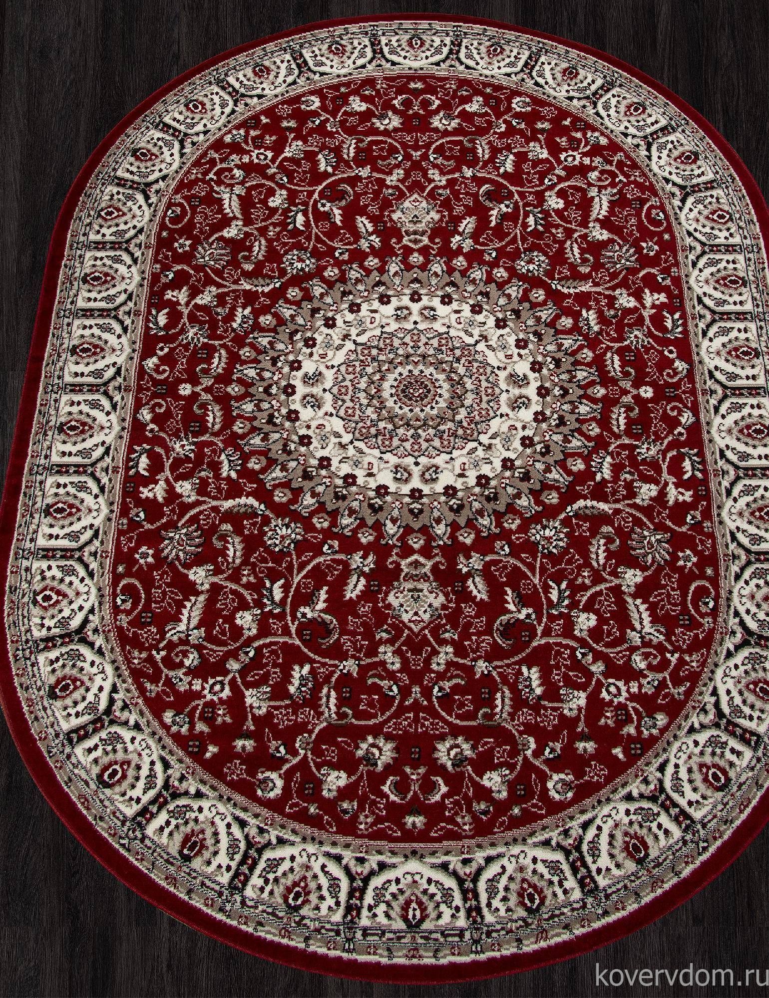 Ковер GAVANA D409 RED Овал