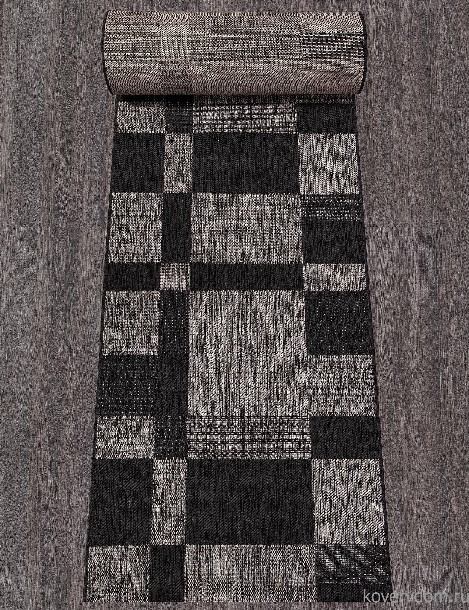 Ковровая Дорожка VIVA TPR S005 D.GRAY-BLACK