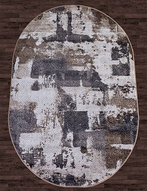 Ковер MATRIX D564 CREAM-GRAY Овал