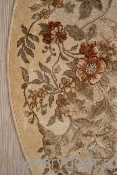 Рельефный ковер из вискозы GENOVA 38027 6262 60 КРУГ