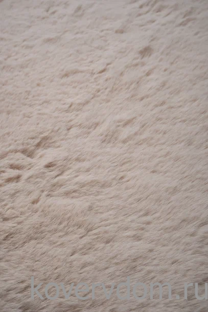 Ковер из искусственного меха Krolik 1000A T2408_BEIGE круг