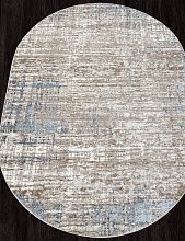 Ковер из Турции голубой PARADIZE 01629A L.BLUE / BEIGE Овал